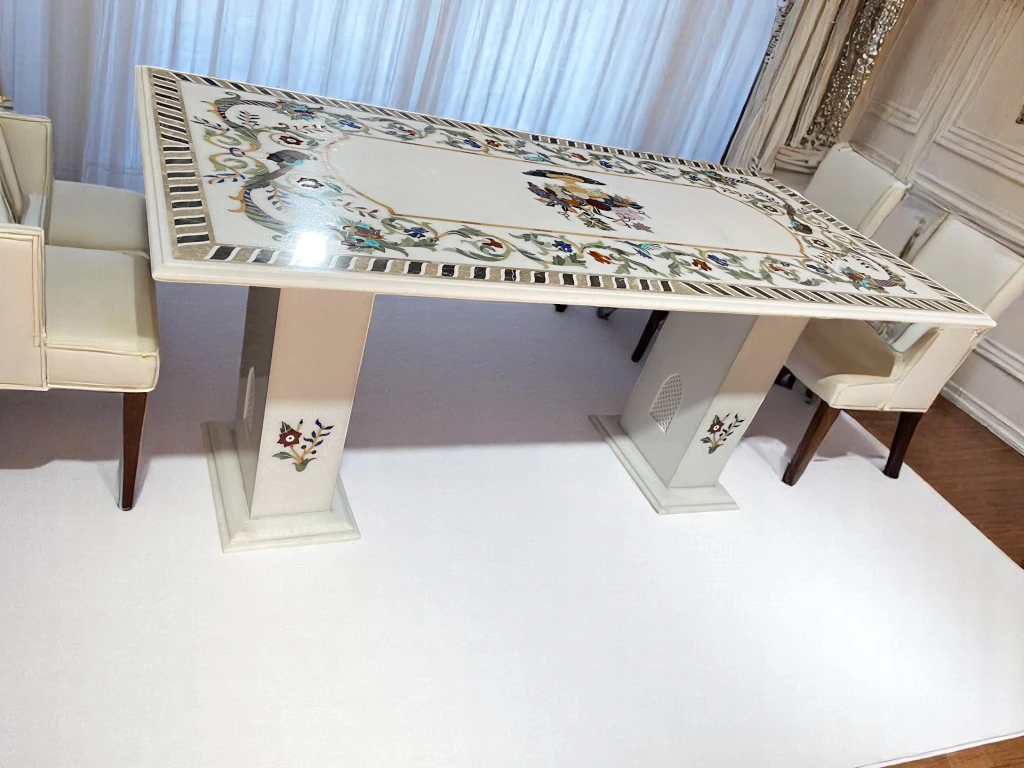Bespoke Marble Dining Table Bases – Unique & Personalized Design